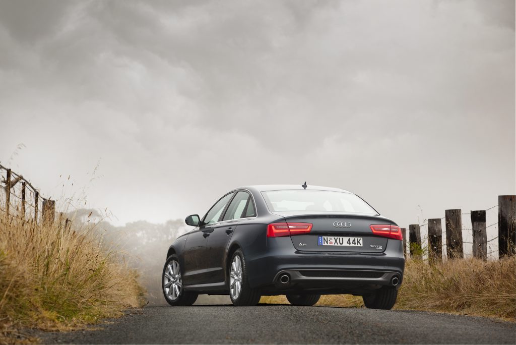 The Audi A6. The Audi A6.